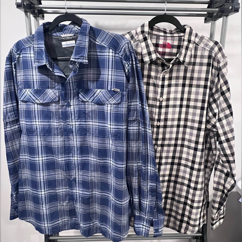 The North Face & Columbia men’s shirts